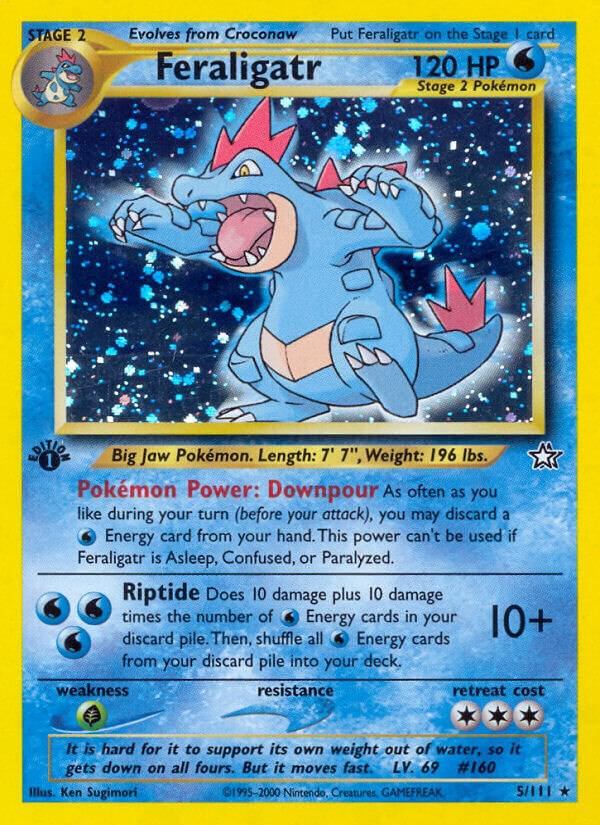 Feraligatr 005/111 (Neo Genesis)  - 1st Edition Holofoil | Good Games Adelaide SA