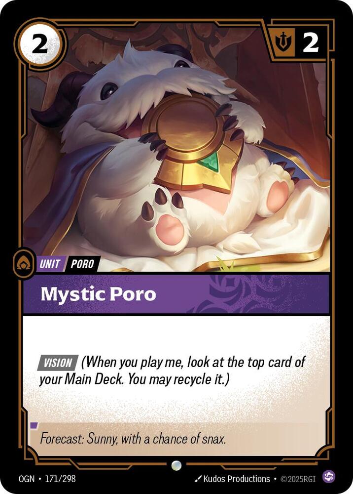 Mystic Poro 171/298 (Origins)  | Good Games Adelaide SA