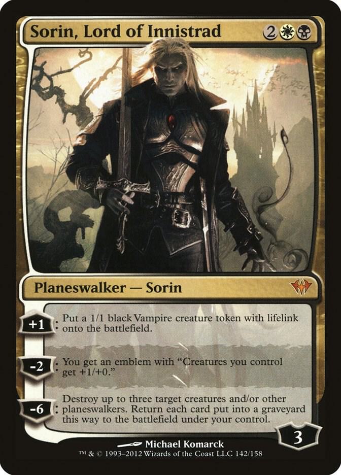 Sorin, Lord of Innistrad 142 (Dark Ascension)  - Foil | Good Games Adelaide SA