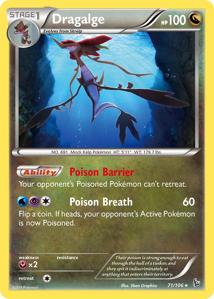 Dragalge (71/106) [XY: Flashfire] | Good Games Adelaide SA