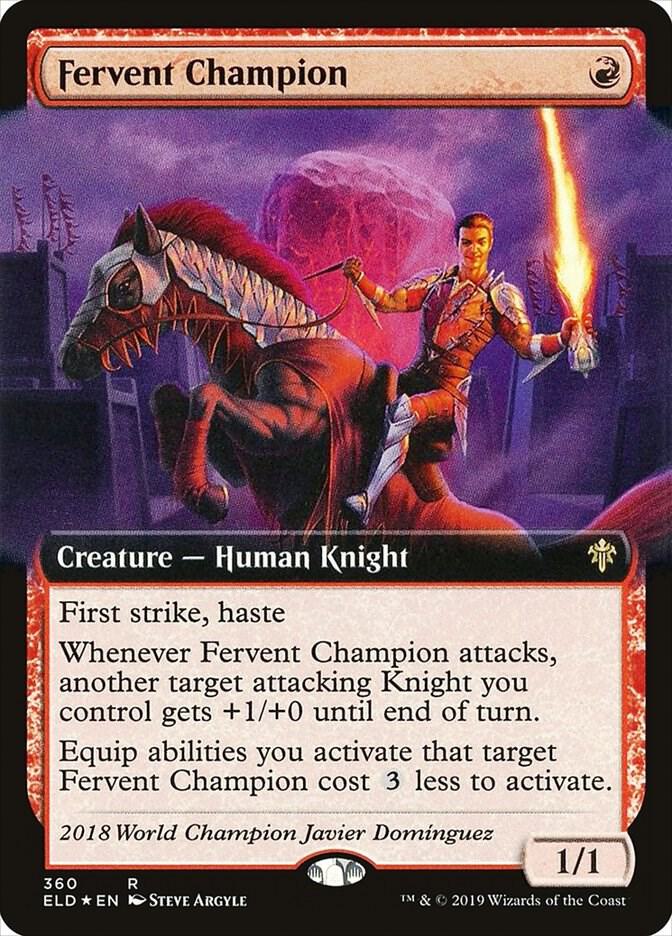 Fervent Champion 360 (Throne of Eldraine)  | Good Games Adelaide SA