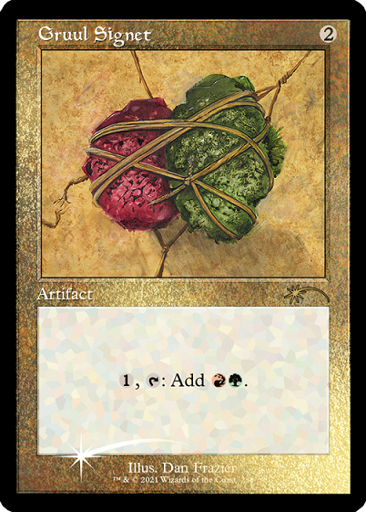 Gruul Signet (Retro) (Etched Foil) [Secret Lair Drop Series] | Good Games Adelaide SA