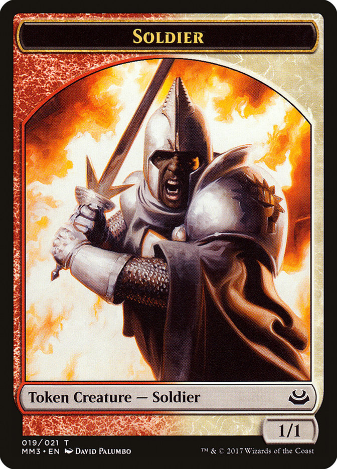 Soldier (019/021) [Modern Masters 2017 Tokens] | Good Games Adelaide SA