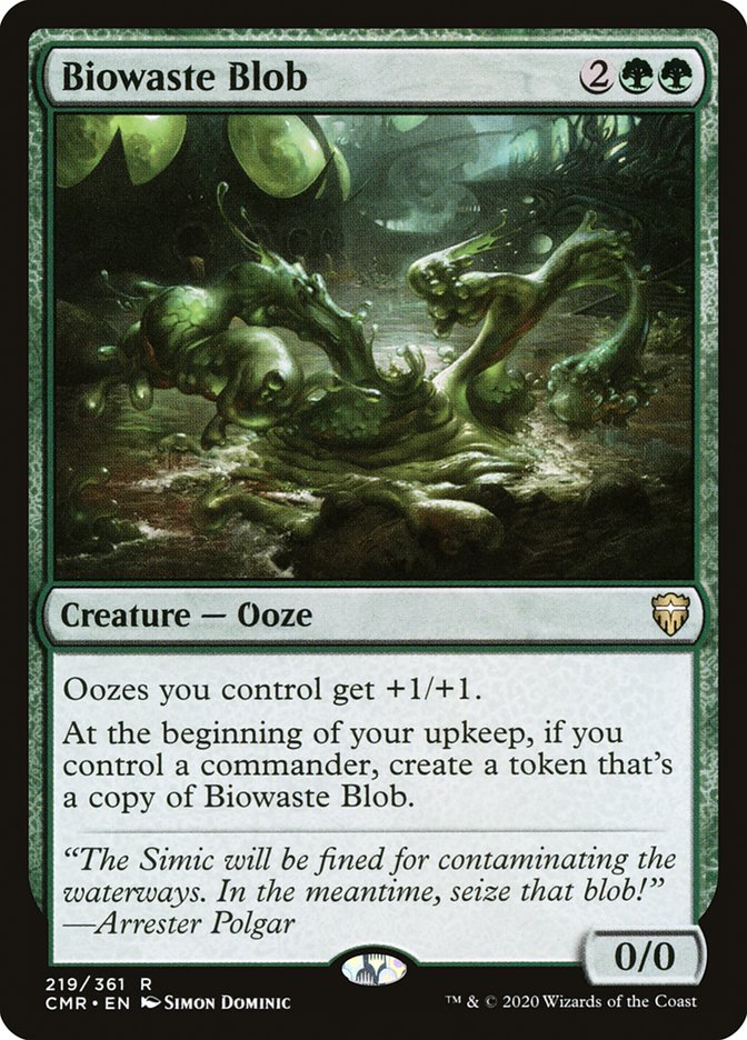 Biowaste Blob 219 (Commander Legends)  - Foil | Good Games Adelaide SA