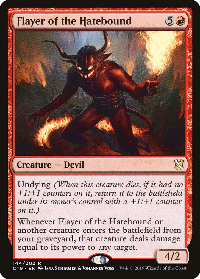 Flayer of the Hatebound 144 (Commander 2019)  | Good Games Adelaide SA