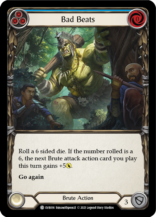 Bad Beats (Blue) [EVR016] (Everfest)  1st Edition Normal | Good Games Adelaide SA