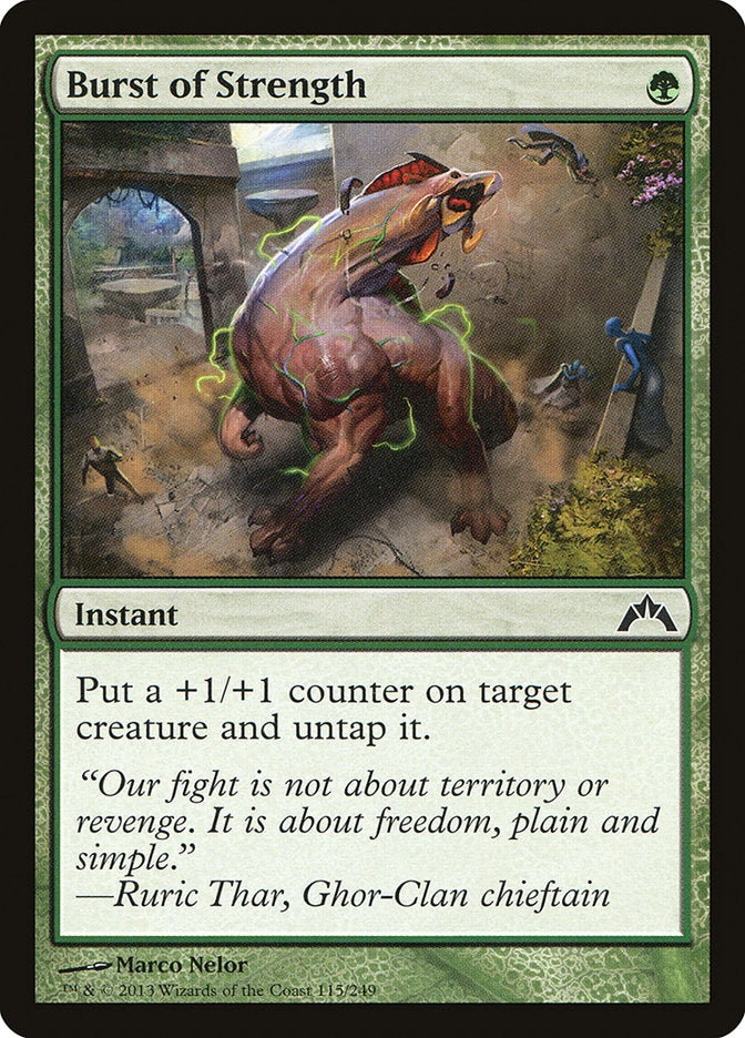 Burst of Strength 115 (Gatecrash)  - Foil | Good Games Adelaide SA