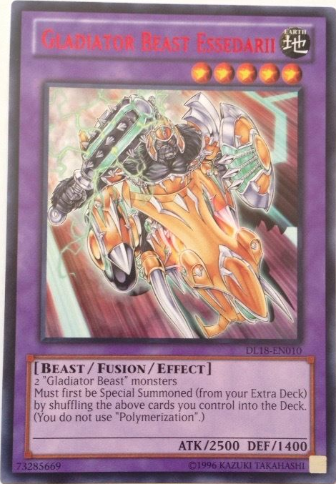 Gladiator Beast Essedarii (Red) [DL18-EN010] Rare | Good Games Adelaide SA