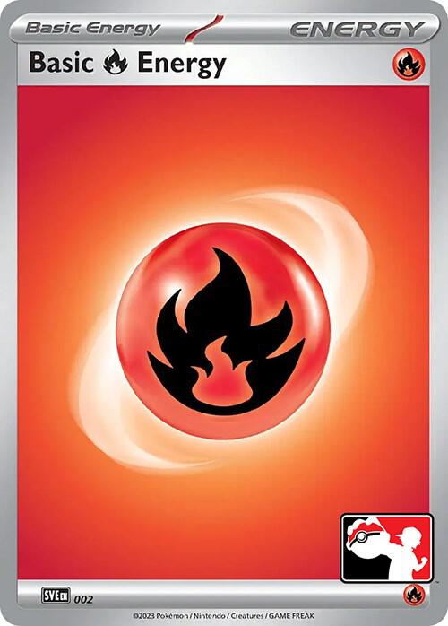 Basic Fire Energy 002 (Prize Pack Series Cards)  - Holofoil | Good Games Adelaide SA