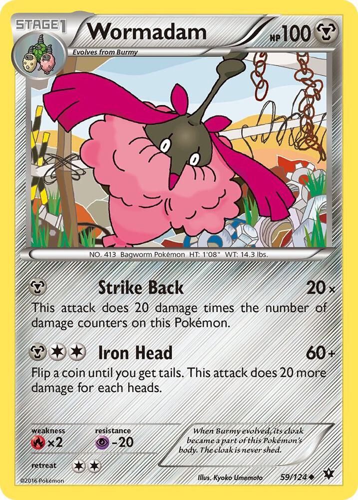 Wormadam 59/124 (XY - Fates Collide)  | Good Games Adelaide SA
