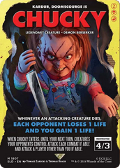Chucky - Kardur, Doomscourge [Secret Lair Drop Series] | Good Games Adelaide SA