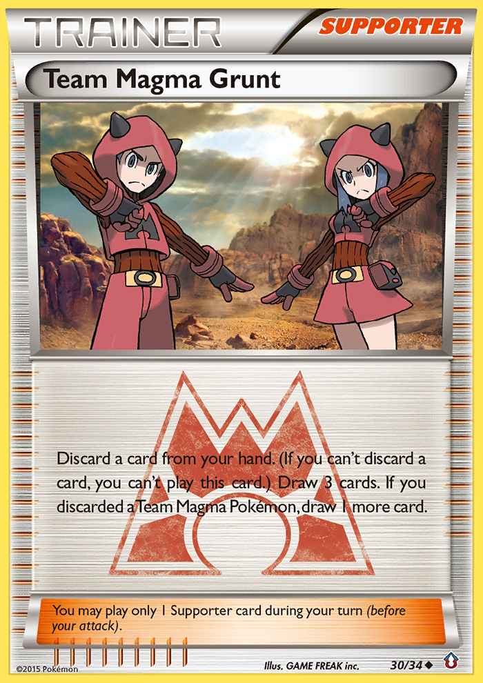 Team Magma Grunt (30/34) [XY: Double Crisis] | Good Games Adelaide SA