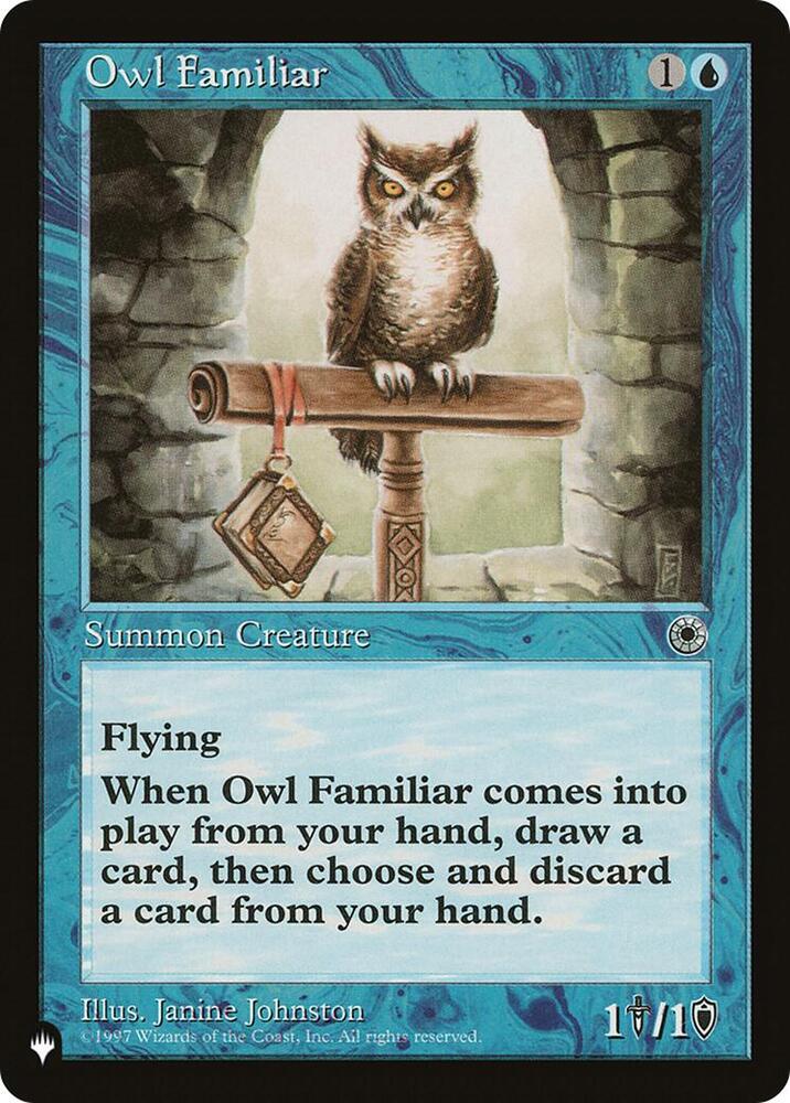 Owl Familiar  (The List Reprints)  | Good Games Adelaide SA
