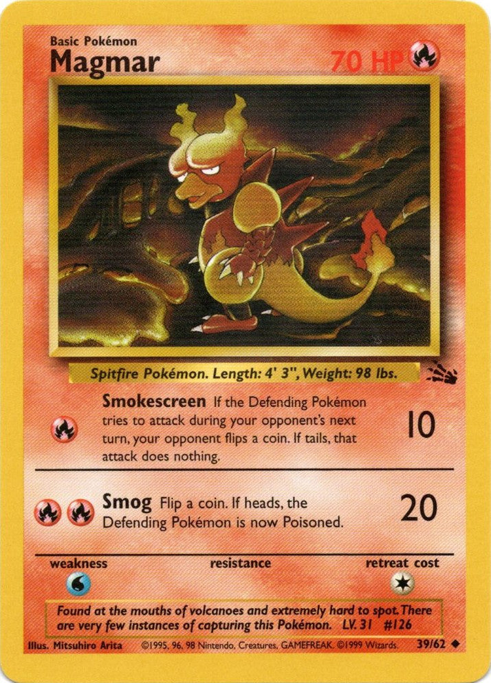 Magmar (39/62) [Fossil Unlimited] | Good Games Adelaide SA