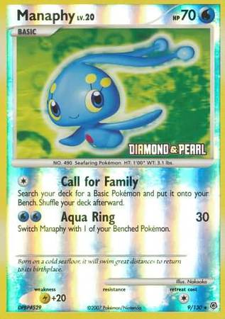 Manaphy (9/130) [Burger King Promos: 2008 Collection] | Good Games Adelaide SA