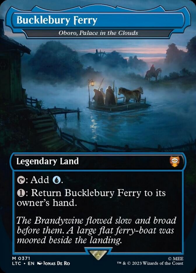 Bucklebury Ferry - Oboro, Palace in the Clouds (Borderless) [The Lord of the Rings: Tales of Middle-Earth Commander] | Good Games Adelaide SA