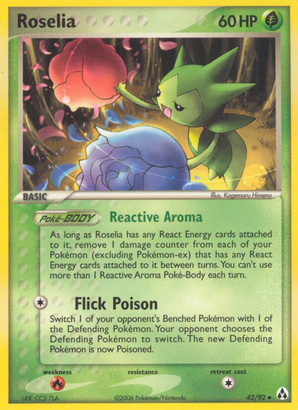 Roselia (42/92) [EX: Legend Maker] | Good Games Adelaide SA