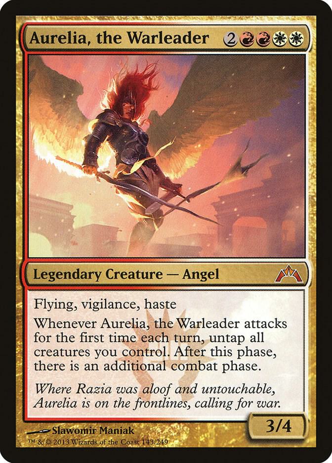 Aurelia the Warleader 143 (Gatecrash)  - Foil | Good Games Adelaide SA