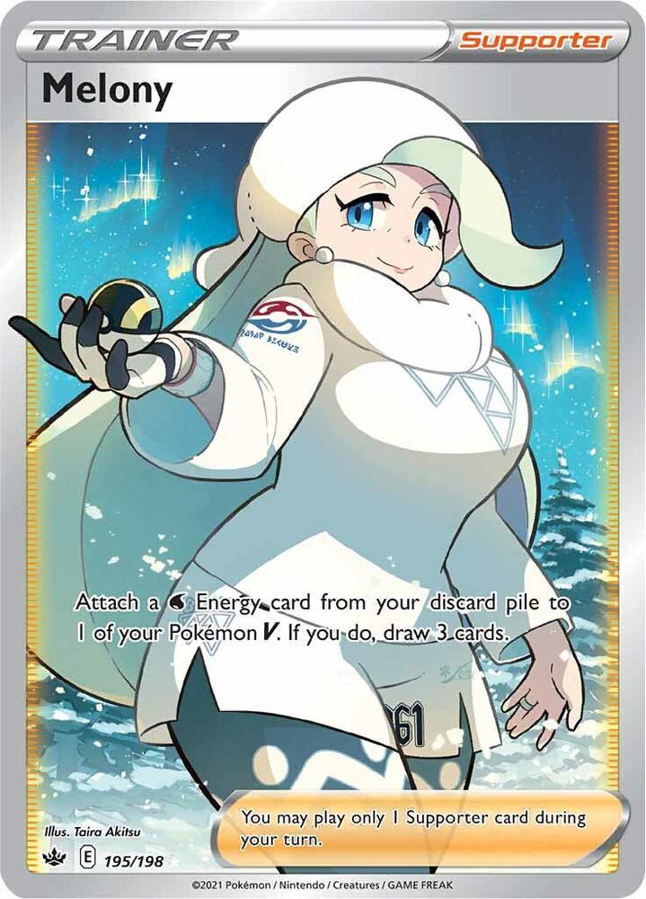 Melony Full Art 195/198 (SWSH06: Chilling Reign)  - Holofoil | Good Games Adelaide SA