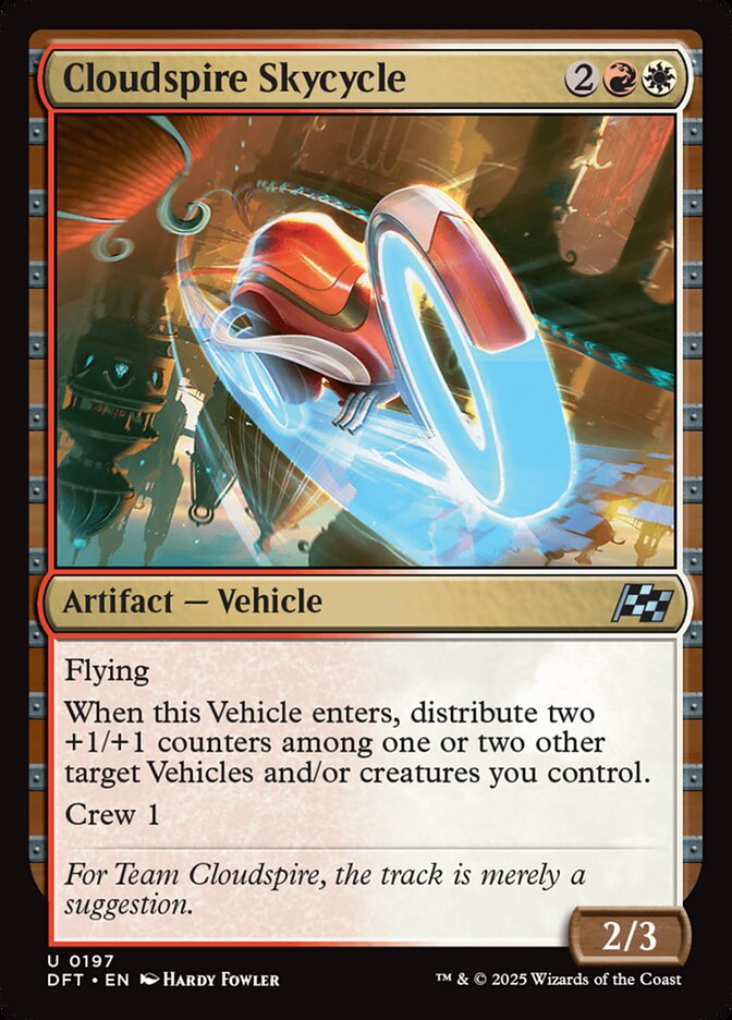 Cloudspire Skycycle 197 (Aetherdrift)  - Foil | Good Games Adelaide SA