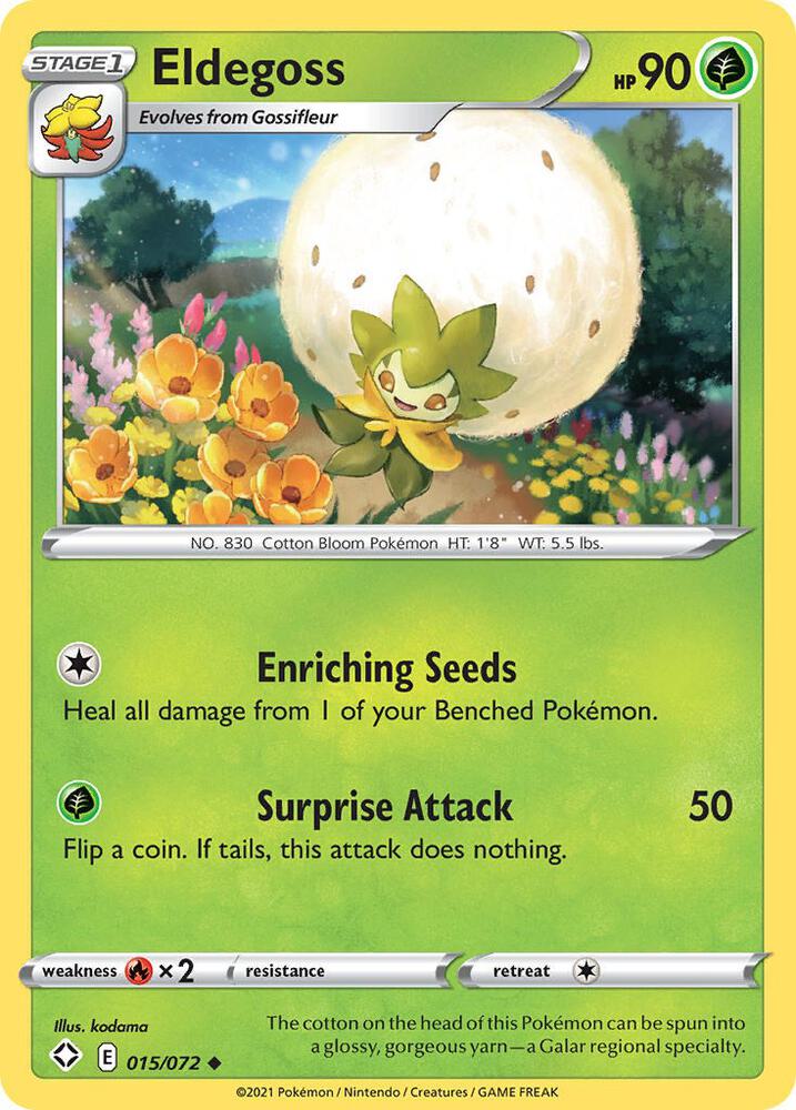 Eldegoss 015/072 (Shining Fates)  | Good Games Adelaide SA