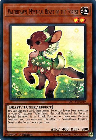 Valerifawn, Mystical Beast of the Forest [AC18-EN019] Ultra Rare | Good Games Adelaide SA