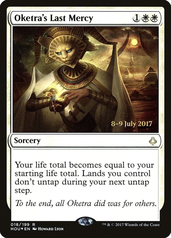 Oketras Last Mercy 18 (Prerelease Cards)  - Foil | Good Games Adelaide SA