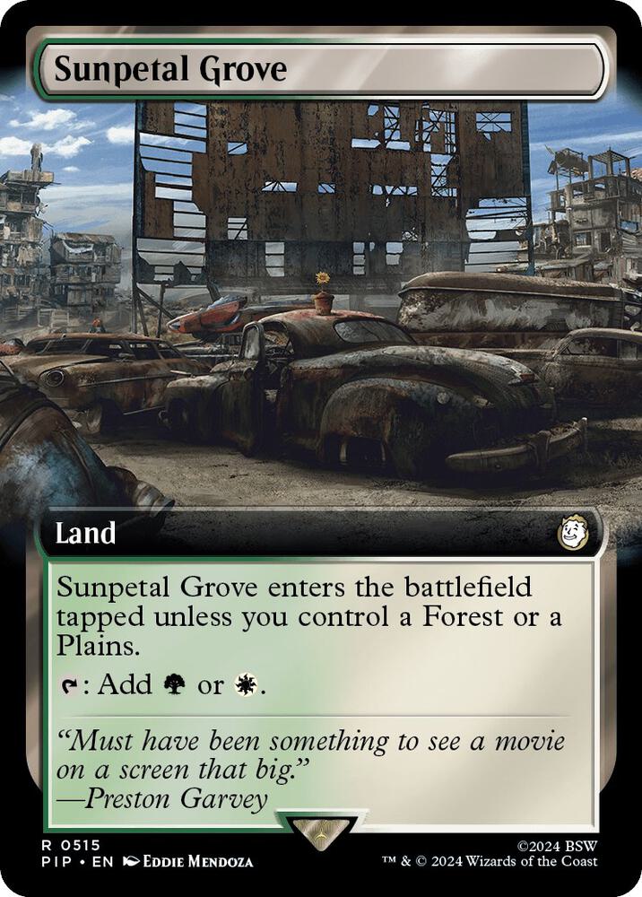 Sunpetal Grove 515 (Universes Beyond: Fallout)  - Foil | Good Games Adelaide SA
