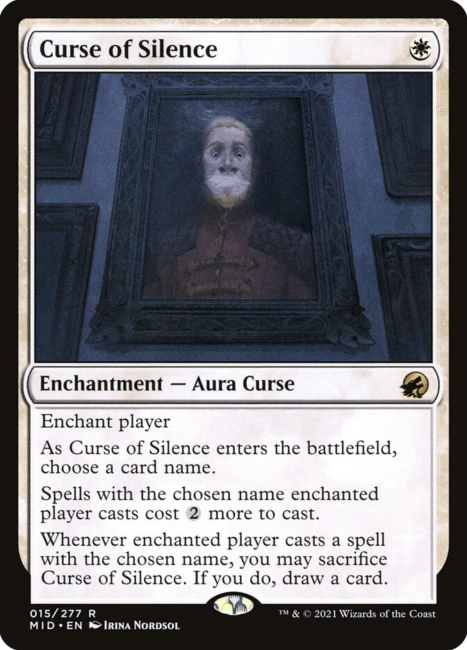 Curse of Silence 15 (Innistrad: Midnight Hunt)  - Foil | Good Games Adelaide SA
