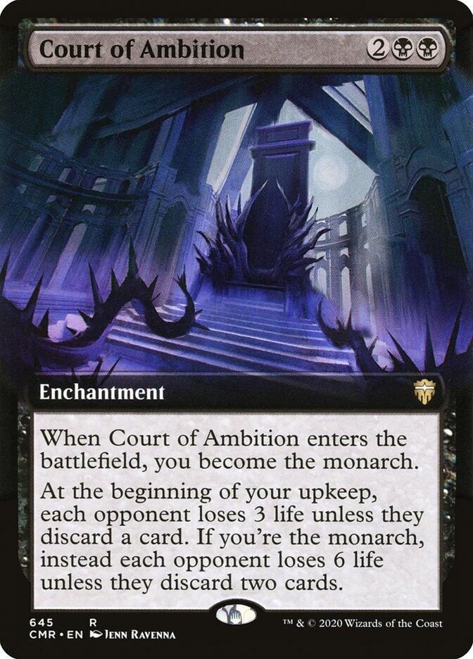Court of Ambition 645 (Commander Legends)  - Extended Art | Good Games Adelaide SA