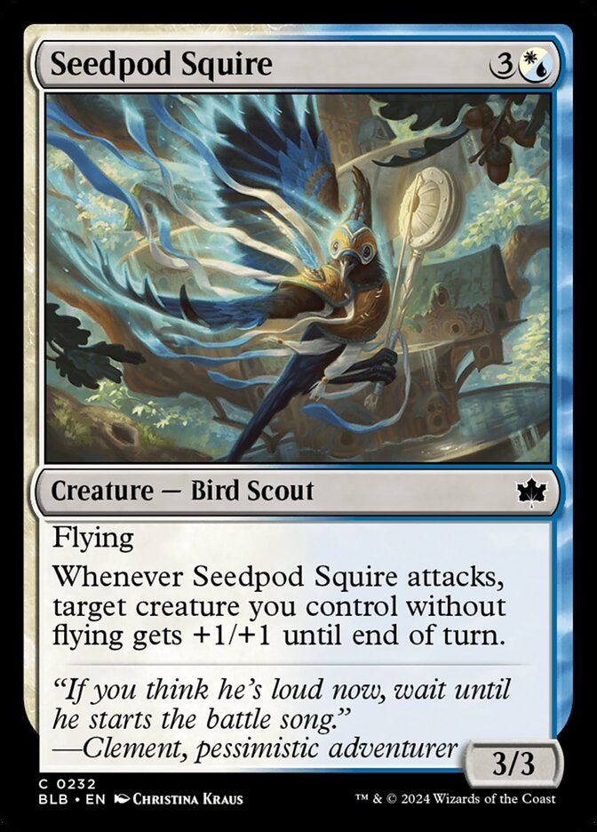 Seedpod Squire 232 (Bloomburrow)  - Foil | Good Games Adelaide SA