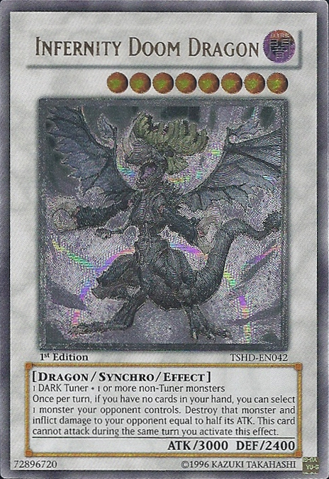 Infernity Doom Dragon [TSHD-EN042] Ultimate Rare | Good Games Adelaide SA