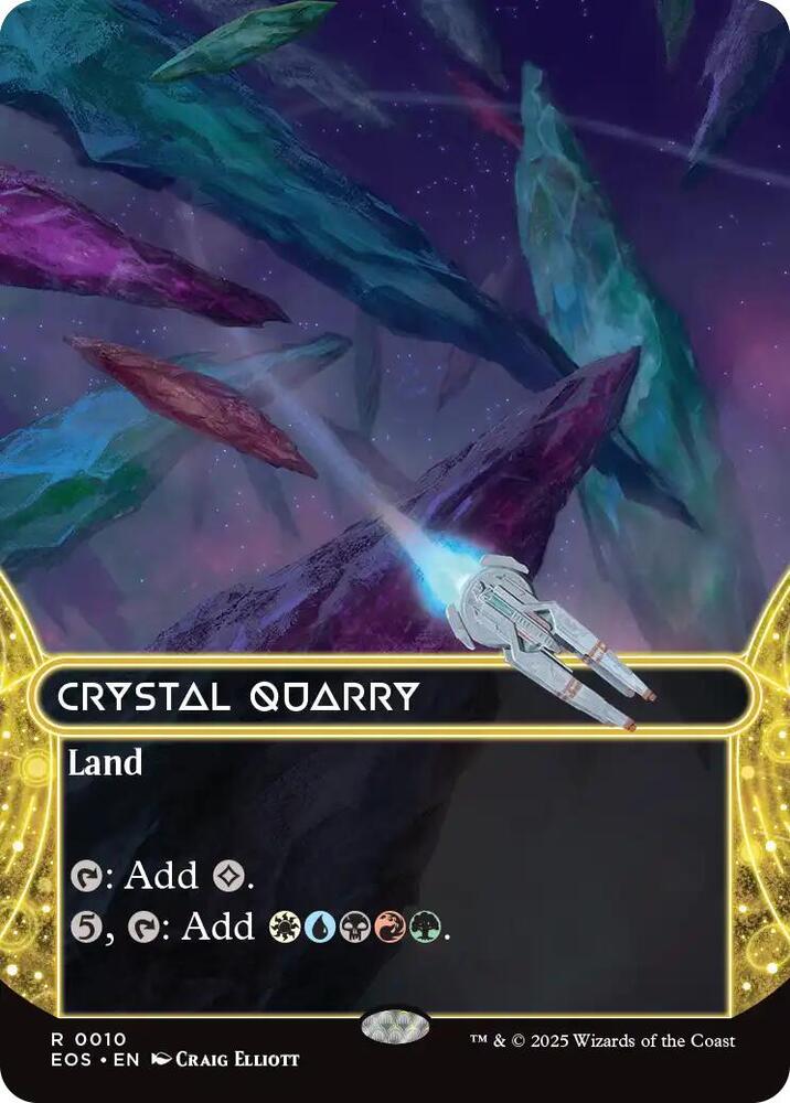 Crystal Quarry  10/0 (Edge of Eternities: Stellar Sights)  - Borderless | Good Games Adelaide SA