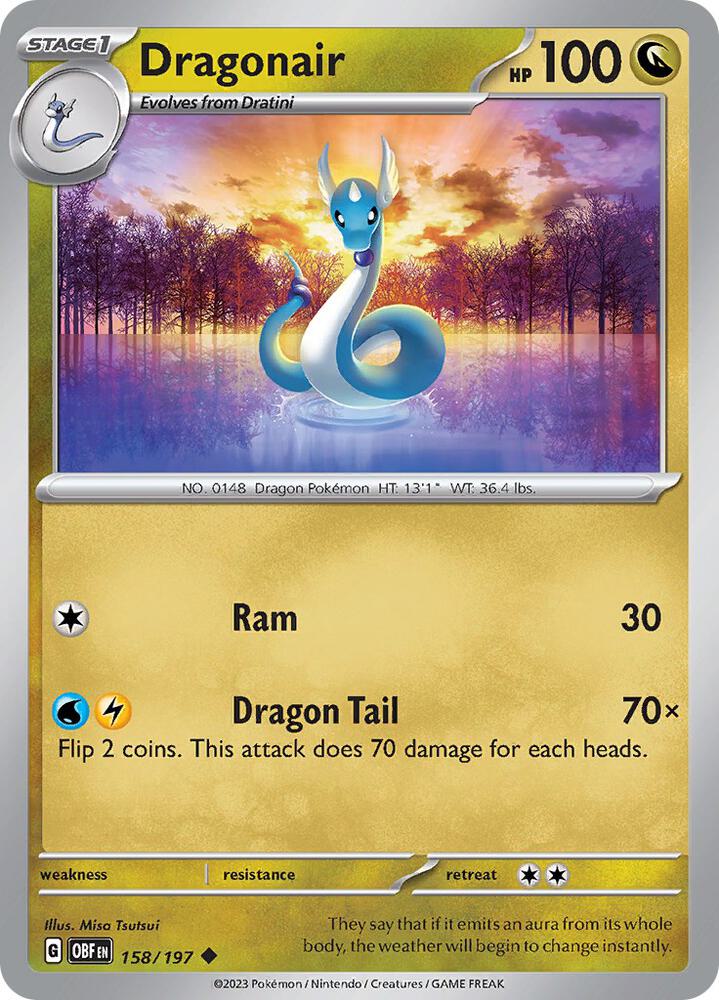 Dragonair 158/197 (SV03: Obsidian Flames)  | Good Games Adelaide SA