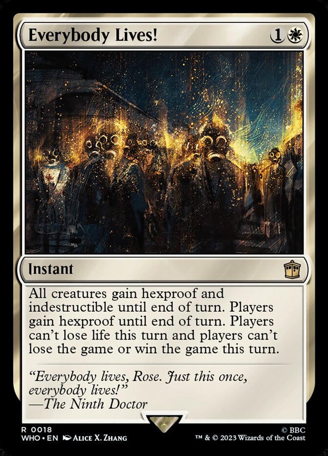 Everybody Lives! 18 (Universes Beyond: Doctor Who)  - Foil | Good Games Adelaide SA
