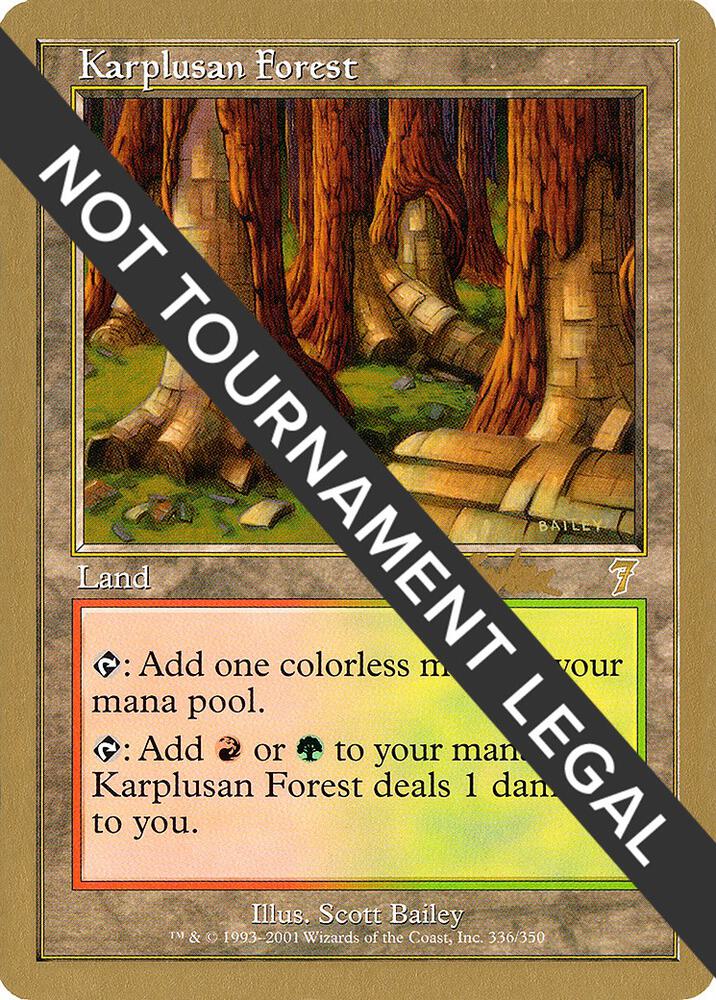 Karplusan Forest 2002 Brian Kibler 7ED bk336/153 (World Championship Decks)  | Good Games Adelaide SA