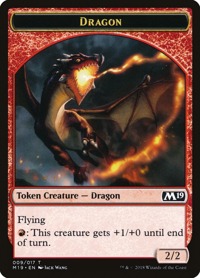 Dragon (009/017) [Core Set 2019 Tokens] | Good Games Adelaide SA