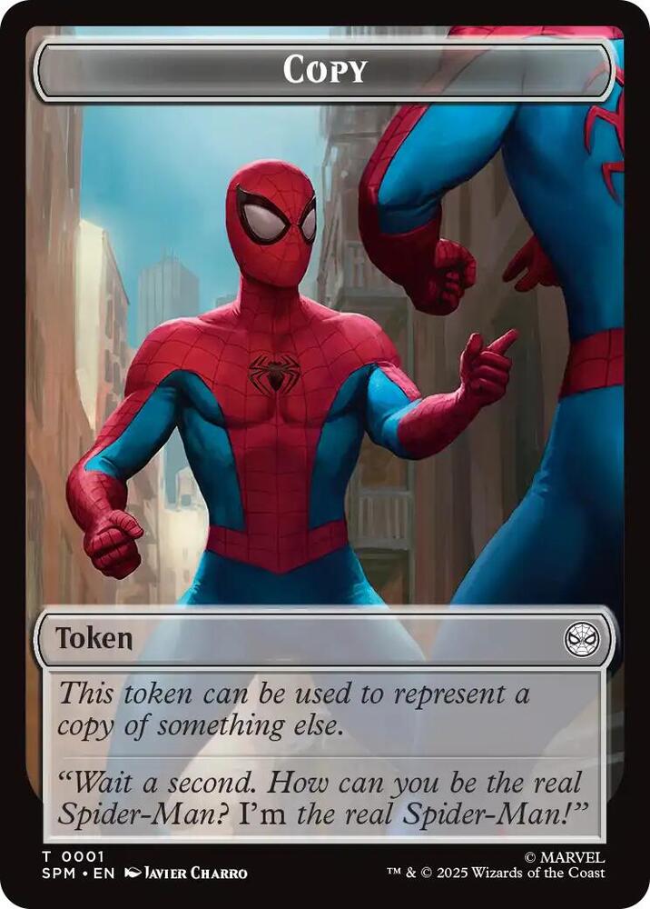 Copy Human Citizen Double Sided Token 1 // 4 (Marvel's Spider-Man)  - Foil | Good Games Adelaide SA