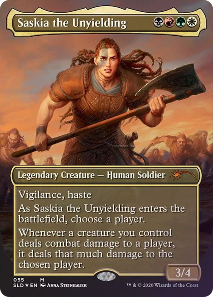 Saskia the Unyielding 55 (Secret Lair Drop Series)  - Foil | Good Games Adelaide SA