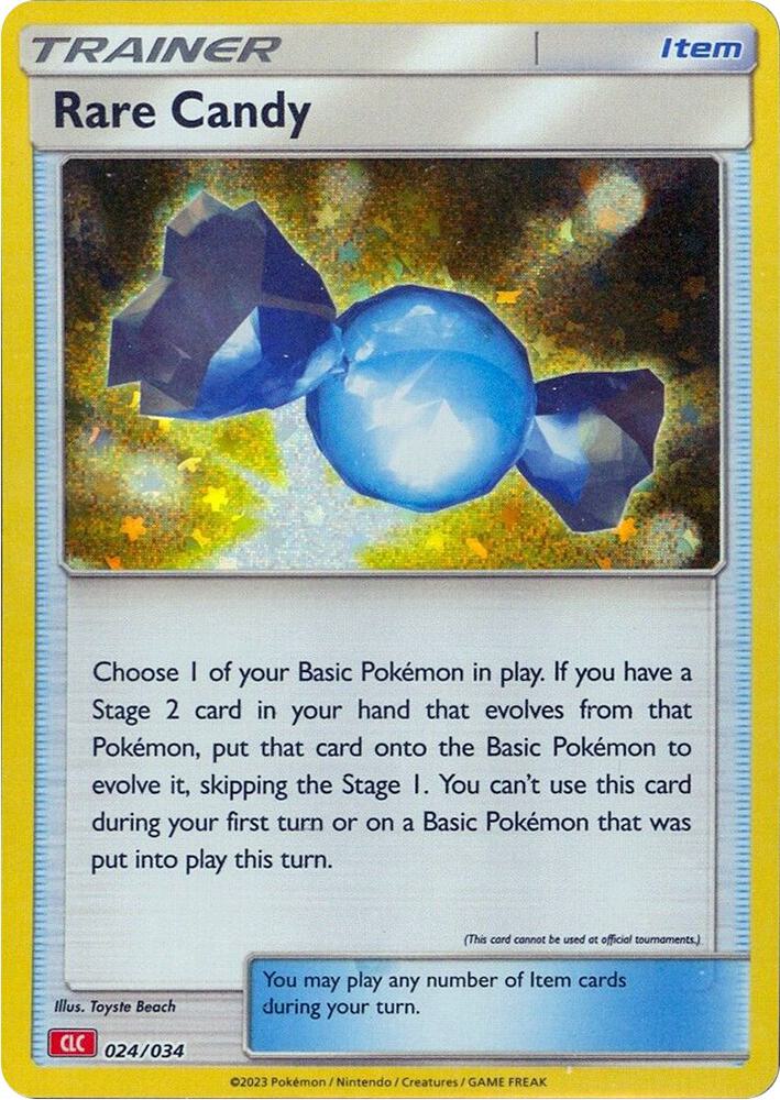 Rare Candy CLC 024/034 (Trading Card Game Classic)  - Holofoil | Good Games Adelaide SA