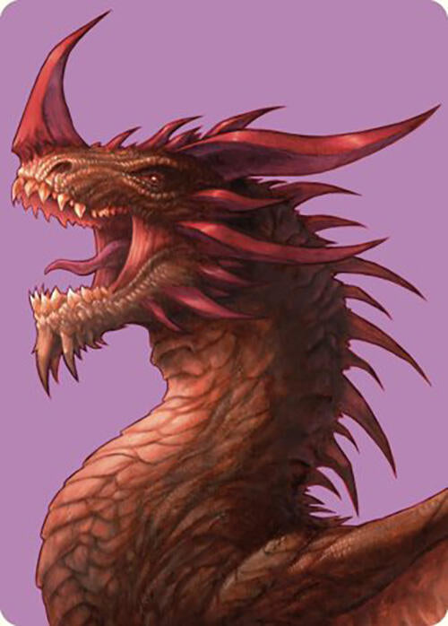 The Ur Dragon Art Card 61 (Art Series: Commander Masters)  | Good Games Adelaide SA