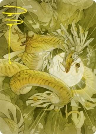 Brilliant Restoration Art Card Gold Stamped Signature 22 (Art Series: Kamigawa: Neon Dynasty)  | Good Games Adelaide SA