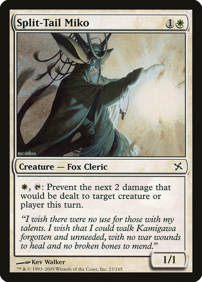 Split-Tail Miko 23 (Betrayers of Kamigawa)  | Good Games Adelaide SA