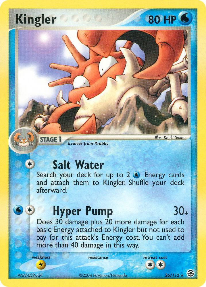 Kingler 26/112 (FireRed & LeafGreen)  | Good Games Adelaide SA