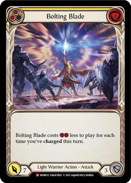 Bolting Blade [MON032-RF] 1st Edition Rainbow Foil | Good Games Adelaide SA