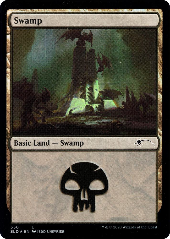 Swamp 556 556 (Secret Lair Drop Series)  - Foil | Good Games Adelaide SA