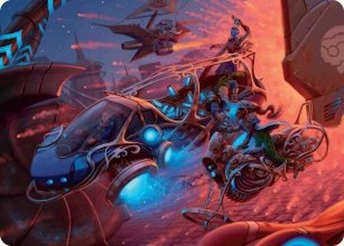 Rangers Refueler Art Card 27 (Art Series: Aetherdrift)  | Good Games Adelaide SA