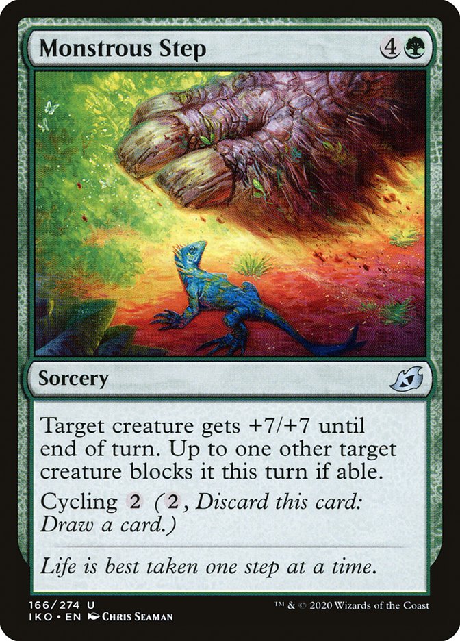 Monstrous Step 166 (Ikoria: Lair of Behemoths)  - Foil | Good Games Adelaide SA