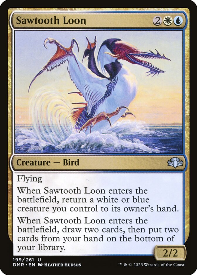 Sawtooth Loon 199 (Dominaria Remastered)  | Good Games Adelaide SA