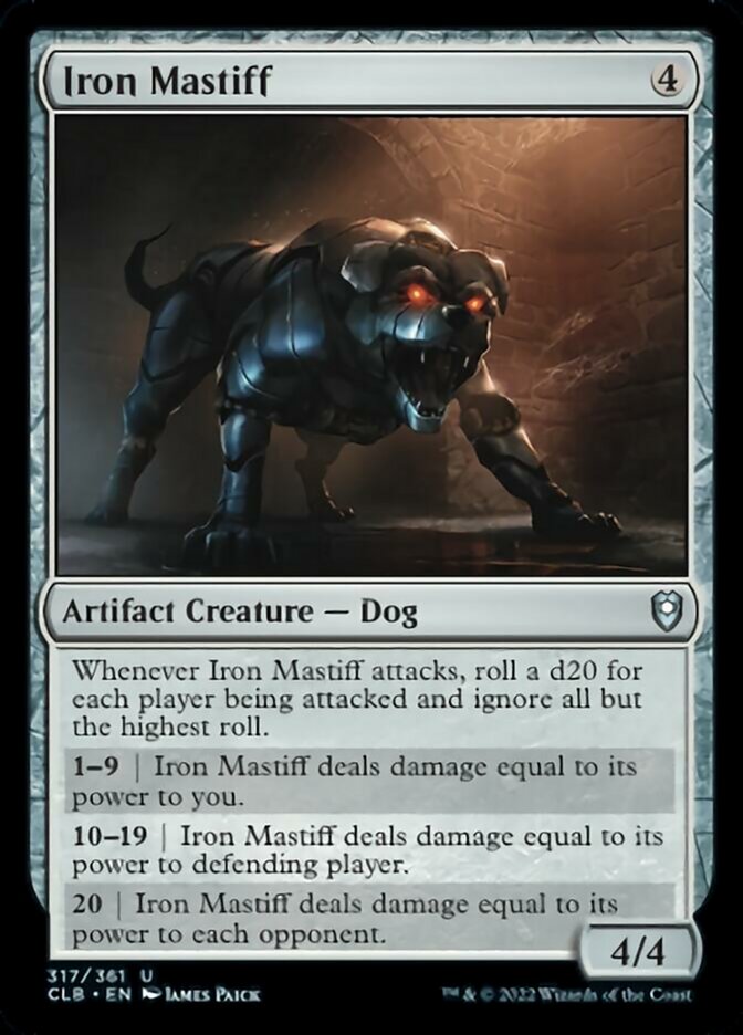 Iron Mastiff [Commander Legends: Battle for Baldur's Gate] | Good Games Adelaide SA
